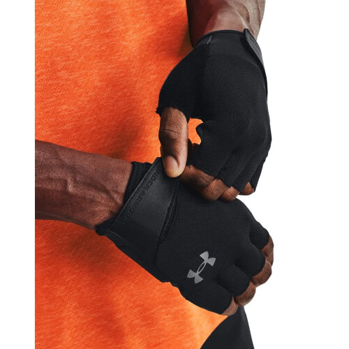 Under Armour Γάντια Εκπαίδευσης Under Armour Ανδρικά Μισά Δάχτυλα, (001) Μαύρο / Μαύρο / Γκρι Pitch, Μεσαίο 2