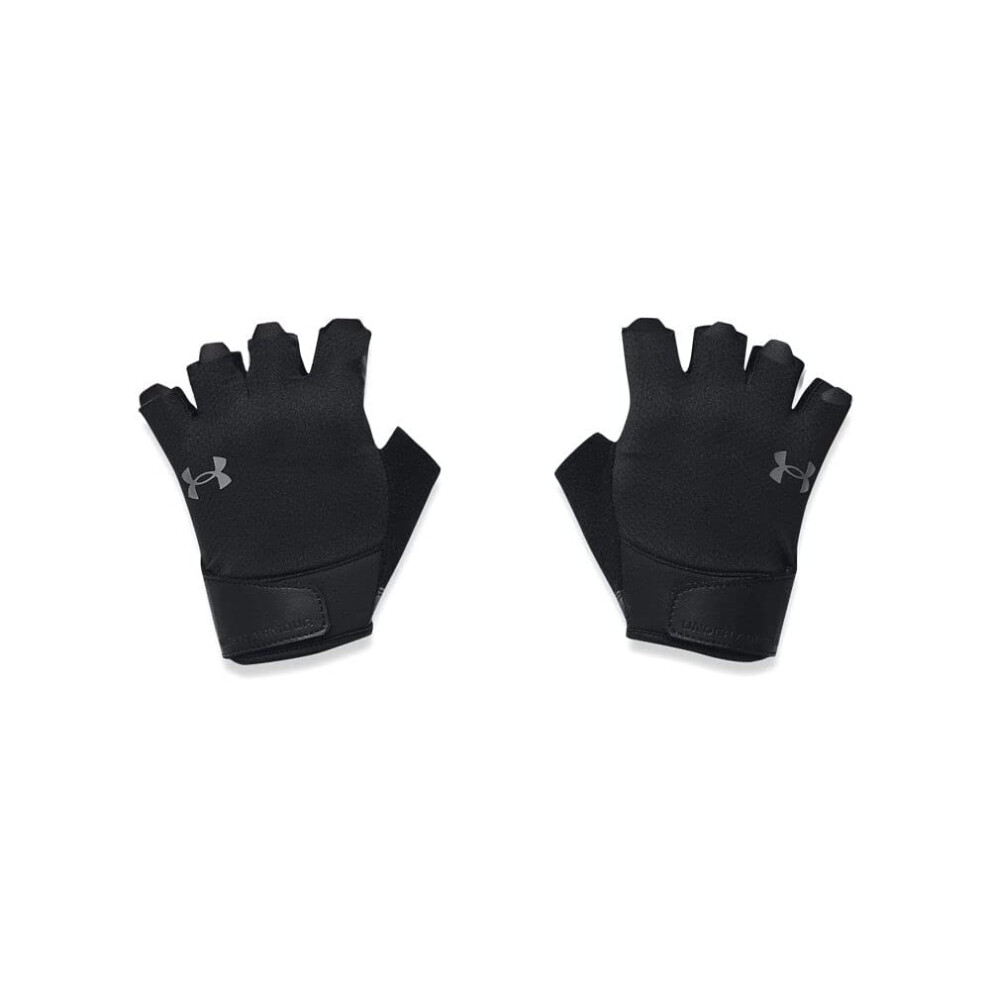 Under Armour Men's Training Half Finger Gloves (001) / Black