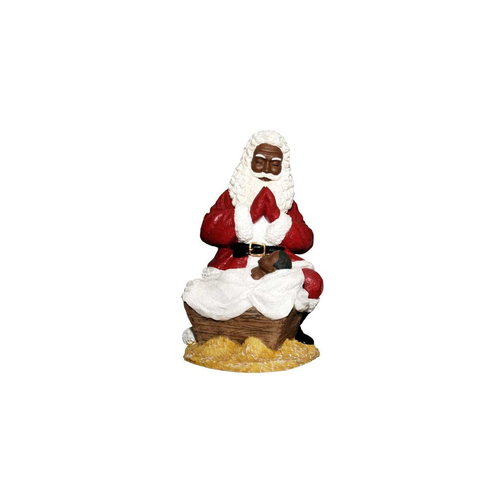 Pap Noel Afroamericano Adora A Jes S-image