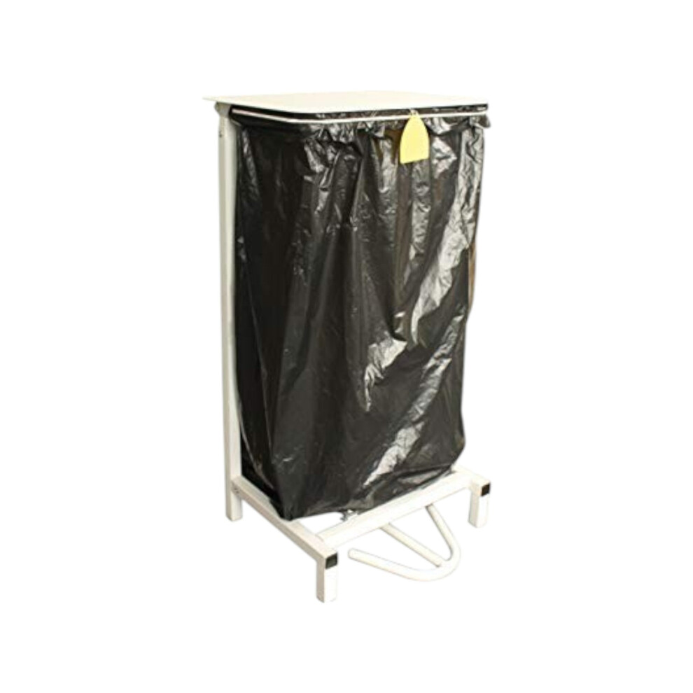 Professional Hygienic Free Standing Sack Holder, White