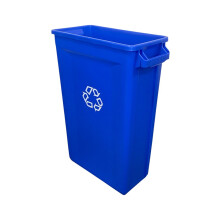 87 Litre Slim Bin, Recycling Container, Blue Recycling