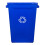87 Litre Slim Bin, Recycling Container, Blue Recycling 5