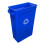 87 Litre Slim Bin, Recycling Container, Blue Recycling 9