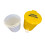 Plastic Pedal Bin, Yellow Clinical Waste, 20L 4
