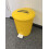 Plastic Pedal Bin, Yellow Clinical Waste, 20L 5