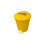 Plastic Pedal Bin, Yellow Clinical Waste, 20L 2