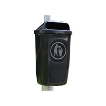 Wall Mounted Litter Bin, 50L