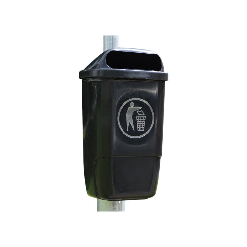 Wall Mounted Litter Bin, 50L