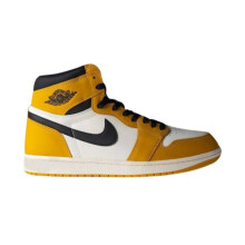 (UK Size 10.5) Nike Air Jordan 1 Retro High OG Yellow High Top Sneakers