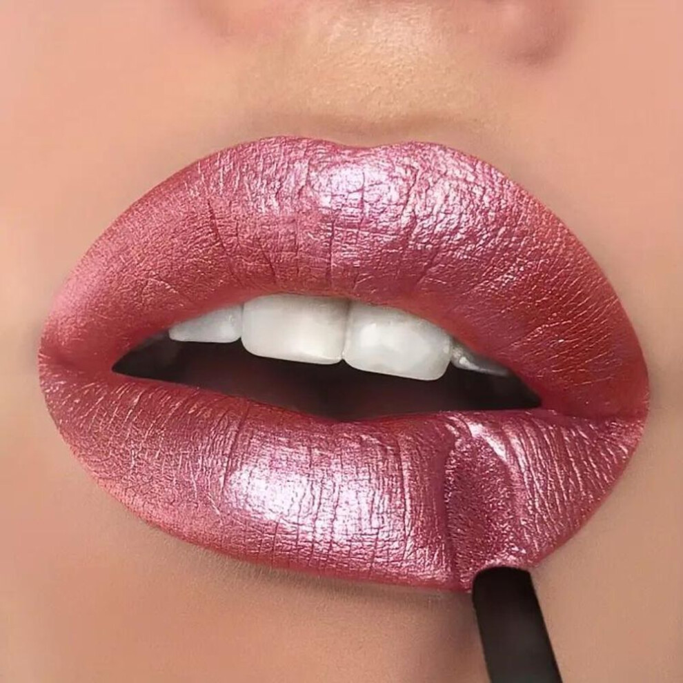 (4#) Luxurious Berry-shine Glitter Lip Gloss Hydrating Moisturizing Lipstick Highly Pigmented Long-lasting Diamond Shine Lip Glaze For All Skin Types