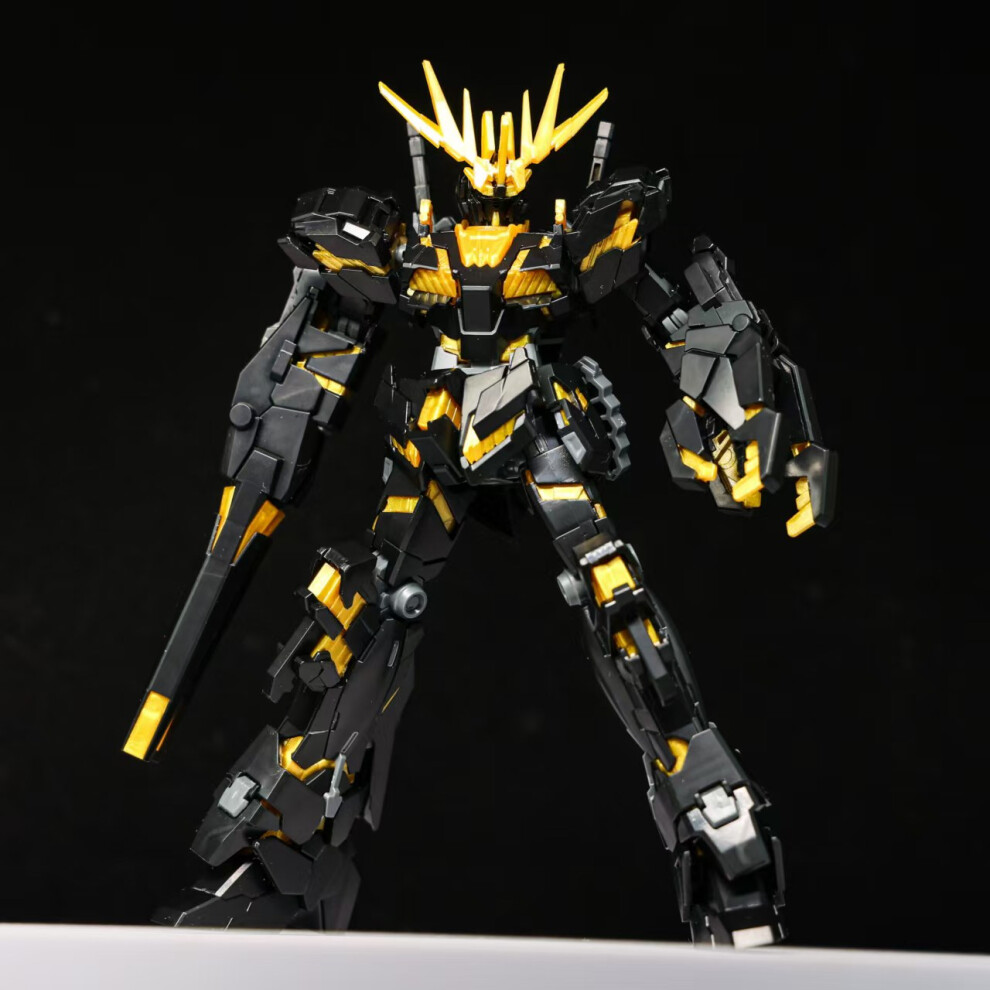 (xingdong, with box) XINGDONG HG 1/144 BANSHEE XD Collection Assembly Model Kit Action Figures Robot Figurine Plastic Model Kits Hobby Toys Gifts