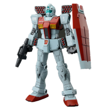 (GAOKE, with box) GK Gaoke HG 1/144 RGM-79 GM Shoulder Cannon Missile Pod Assembly Model Kit Action Figures Robot Plastic Model Kid Toy Gifts