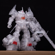 (YINLI, no box) YINLI MODEL HG 1/144 Assembly Model Kit Gouf Flight Tpye Clear Color Customized Action Figures Robot Plastic Model Kit Toy Hobby