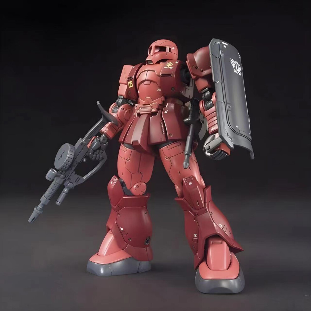 (weimei, no box) In Stock WEIMEI WM HG 1/144 Zaku I GTO MS-05 Char Aznable Assembly Model Kit Action Figure Plastic Model Customized Toys Gifts