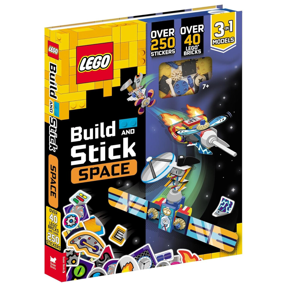 LEGO® Books: Build and Stick: Space (includes bricks and stickers)