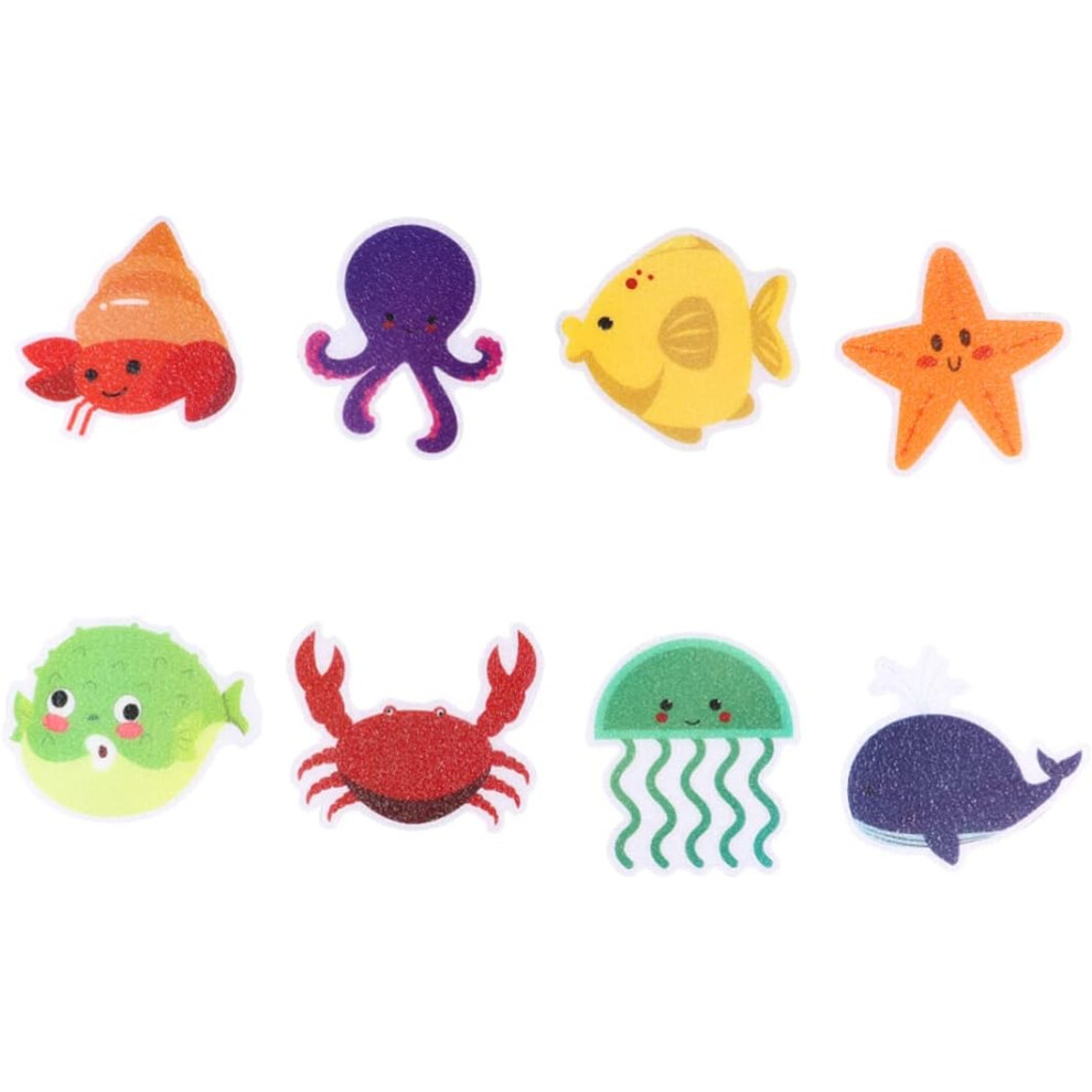 20pcs Bathroom Non-slip Stickers Flower Shower Non Slip Non Slip Bath Stickers