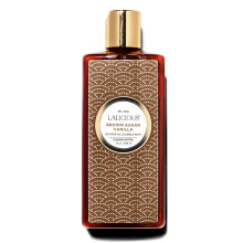 LaLicious Brown Sugar Vanilla Shower Oil & Bubble Bath - Shower Cleanser with Topical Probiotics & Grapeseed Oil  No Parabens (10oz)