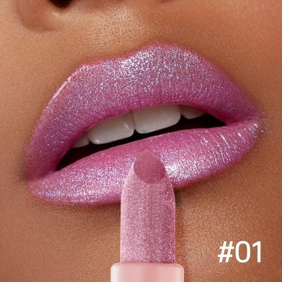 (1#) High Pigment Glitter Lipstick with Sparkle & Shimmer Finish