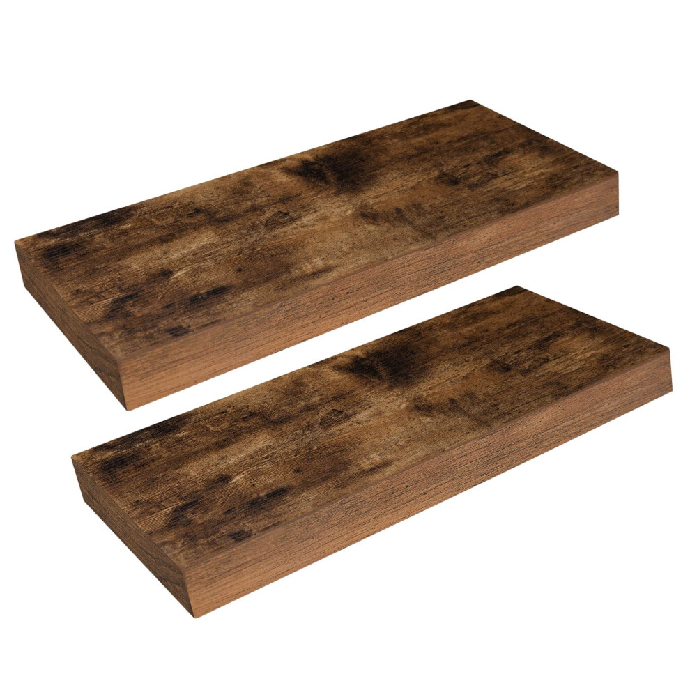 HOOBRO Floating Shelves Wall Shelf Set of 2 15.7 Inch Hanging Shelf