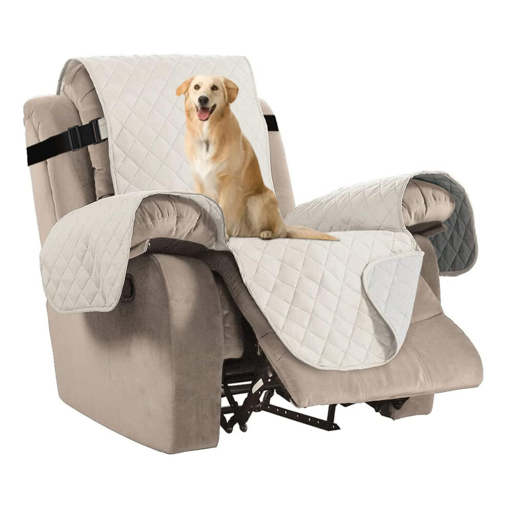 Housses de fauteuil inclinable matelassées réversibles H.VERSAILTEX Housse de fauteuil inclinable W