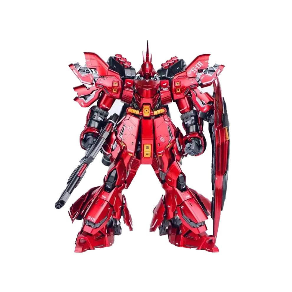 (6631S Plating Ver, No Box) DABAN 6631S MG 1/100 Assembly Model Kit Sazabi Electroplated Ver Action Figures Robot Figuine Plastic Model Hobby Doll Toy