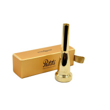 PAITITI GULD PLATED RICH TONE BB 7C Trompet mundstykket