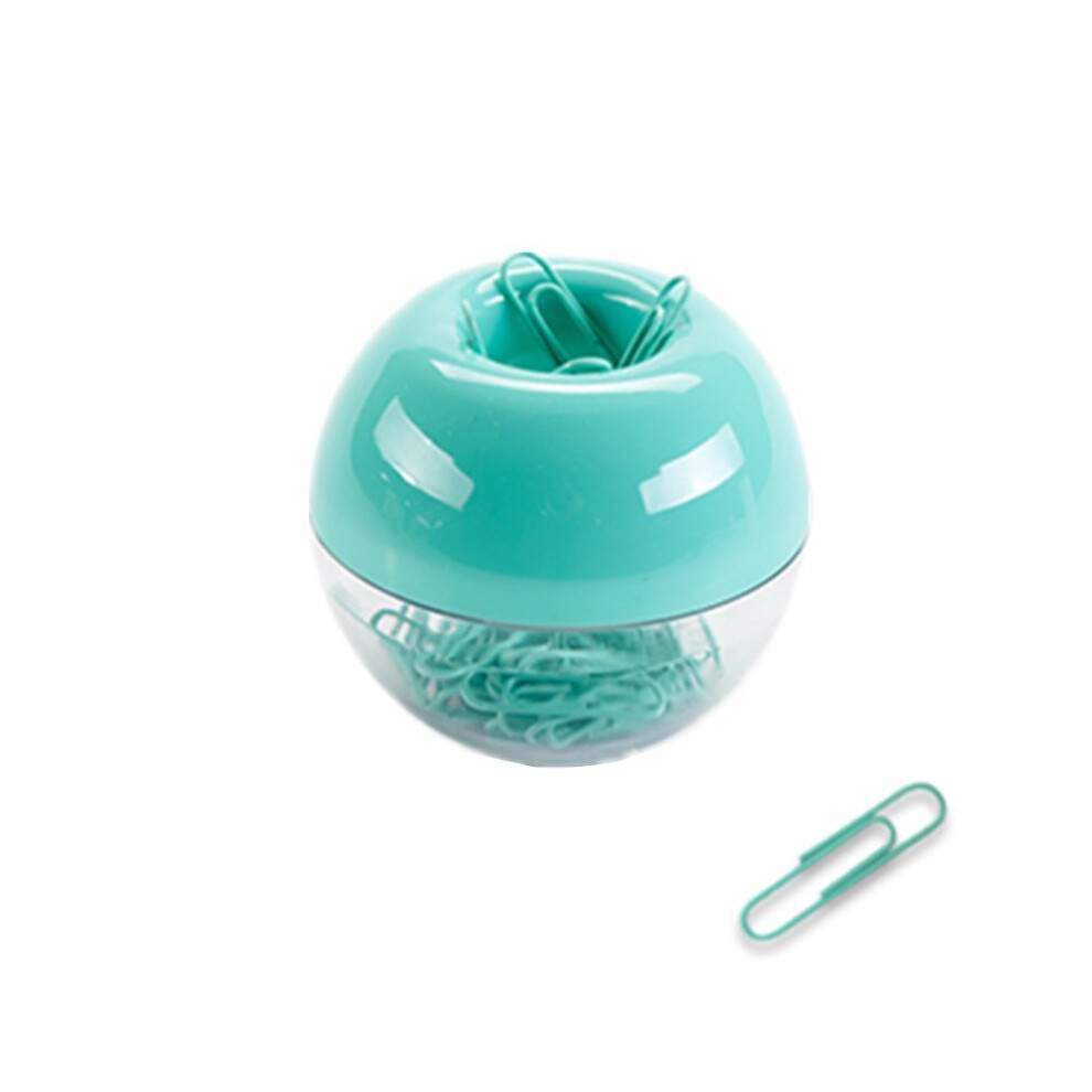 100pcs 28mm Mint Green Paper Clips Medium in Mint Paper Clips Dispensers Holder Paperclips Storage Case for Desk Organizer Accessories (Mint-image-OPC-PFNJ886-NEW