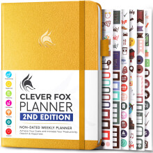 Clever Fox Planner 2nd Edition - Colorful Weekly & Monthly Goal Settin
