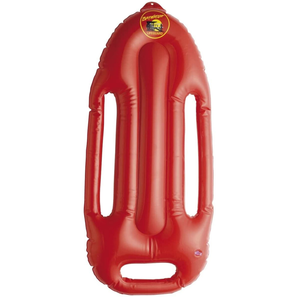 Smiffys Baywatch Bagnino Galleggiante Gonfiabile Rosso (1)