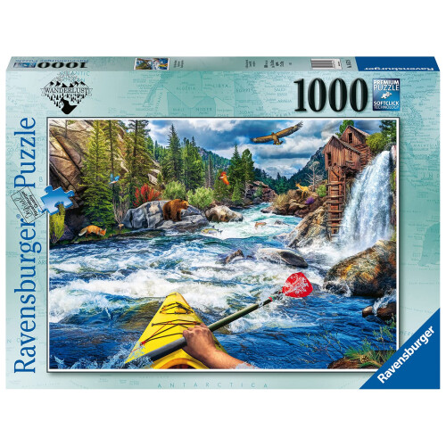 Ravensburger Ravensburger Παζλ Καταδρομή σε Λευκό Νερό - 1000 Κομμάτια | Μοναδικός Σχεδιασμός Κομματιών 1