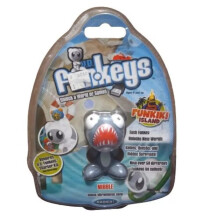 (Grey and blue Nibble) Funkeys Figurine Computer Game Toy Figure