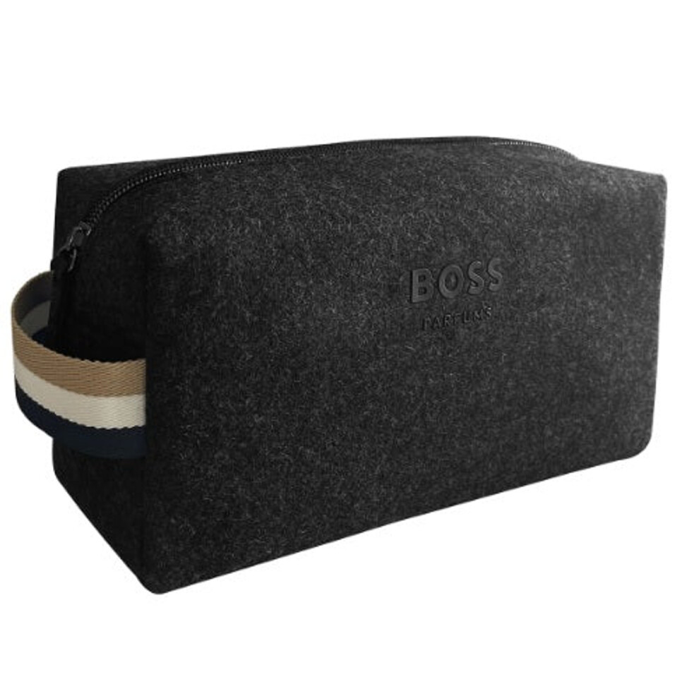 Hugo Boss Grey Pouch/Toiletry/Wash Bag
