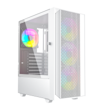 PC-behuizing - Gembird - Fornax 4000 - Wit - ARGB-koeling - Midi ATX