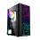 Gembird Fornax 2500 ARGB Gaming ATX computer case, Midi Tower, backlight,  Black 1