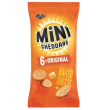 Mini Cheddars Original 6 x 23g (Pack of 8)