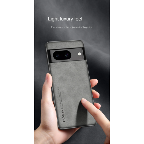 (black, For Pixel 8) For Google Pixel 8 Pro Case Soft PU leather Skin S 2