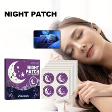 ((1 pack) 28pcs) Lavender Lemon Essential Oil Evening Patch - Contains Lavender, Lemon, Mint. | Natural Herbal Essence