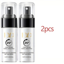 (2 Bottles) 2pcs IDC 24H Long-Lasting Matte Finish Setting Spray, Waterproof, Oil-Control, Non-Greasy, Hydrating Essence Mist