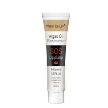 (20g) Water Ice Levin SOS Argan Oil Lip Plump Moisturizing Lipstick - Hypoallergenic, Matte Finish, Unisex, All Light Beige Types