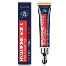 (20g) 20g ROZINO Tri-Action Eye Cream, 3-in-1 Hyaluronic Acid Retinol Caffeine, 24hr Moisturizing
