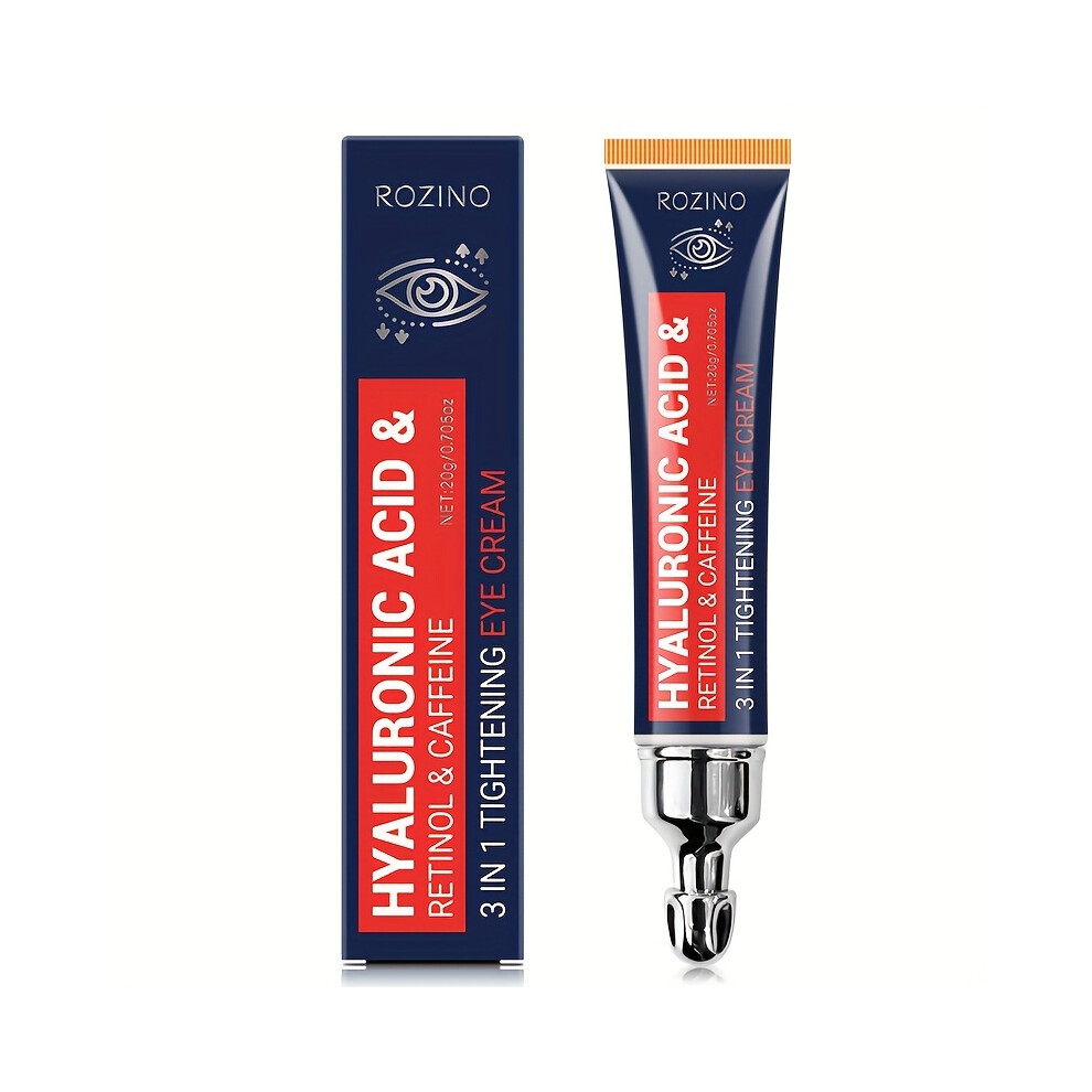 Yetp Star Cream (20G) 20G Rozino Tri-Action Eye 3-In-1 Hyaluronic Acid Retinol Caffeine, 24Hr Moisturizing