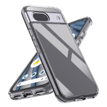 (Transparent, For Pixel 8A) Luxury Silicone Clear Soft Case For Google Pixel 8