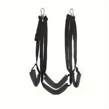 (black 4 strips) Outdoor Swing Adjustable Rope Adult Fitness Equipment Garden Swing Love Swing Sexy Toys Hanging On Door Swing