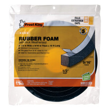 Penov p ska Frost King R930H s hubkou, 9/16 palca, cierna, 1/2"""" rka 9/16"""" T