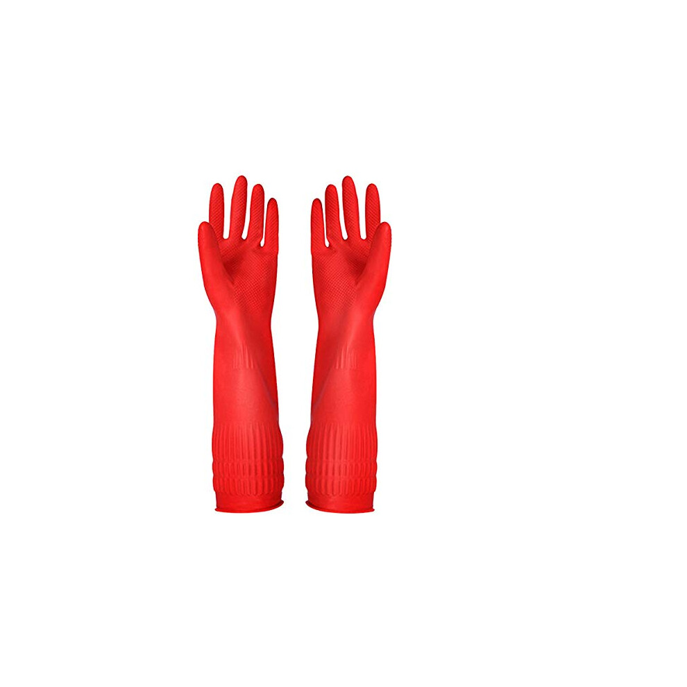 YSLON Rubber Cleaning Gloves Kitchen Dishwashing Glove 3-Pairs Waterpr-image-OPC-PFKRD7C-NEW