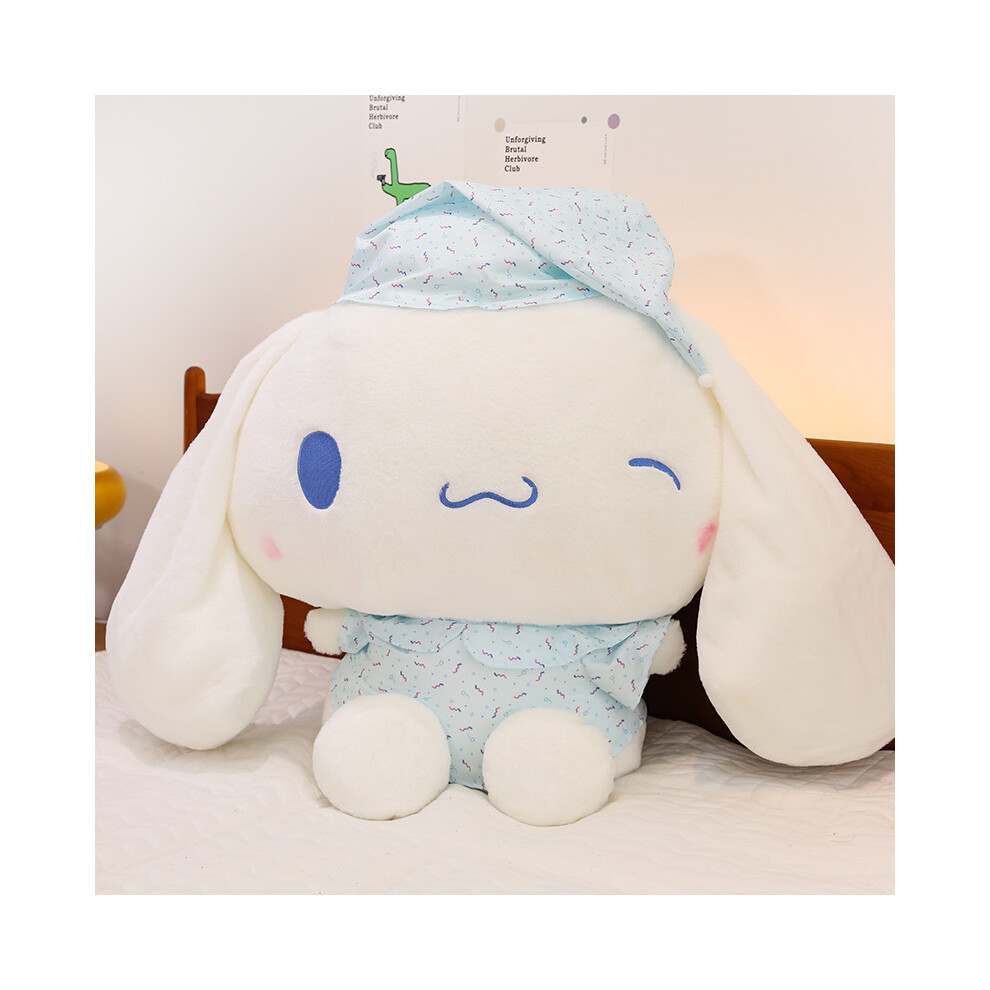 (45cm) Plush Pajamas Cinnamoroll Toy Sanrio Stuffed Doll Home Decoration Gift Kids