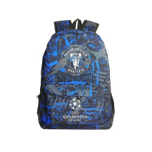 Graffiti Manchester United Uefa Champions League Shoulder Bag Fan Backpack Student Schoolbag Storage Bag_x M