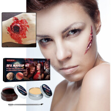 Makeup Eelhoe Kit Skin Wax Set Horror Scar Halloween Prop Parties Cosmetics