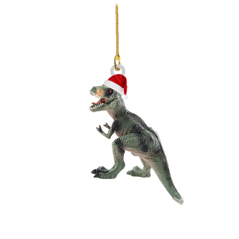 (12) Acrylic Dinosaur Charming Christmas Pendant For Colorful Car Interior Decoration-image-OPC-PGHB8XX-NEW