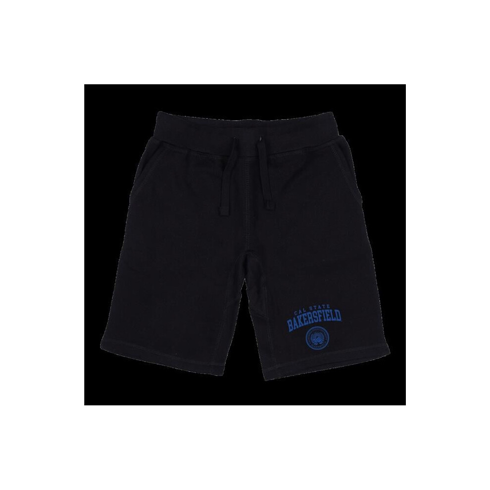 W Republic 570-203-BLK-05 California State University, San Marcos Bakersfield Roadrunners Seal Shorts, Black - 2XL-image-OPC-PGHBVWQ-NEW